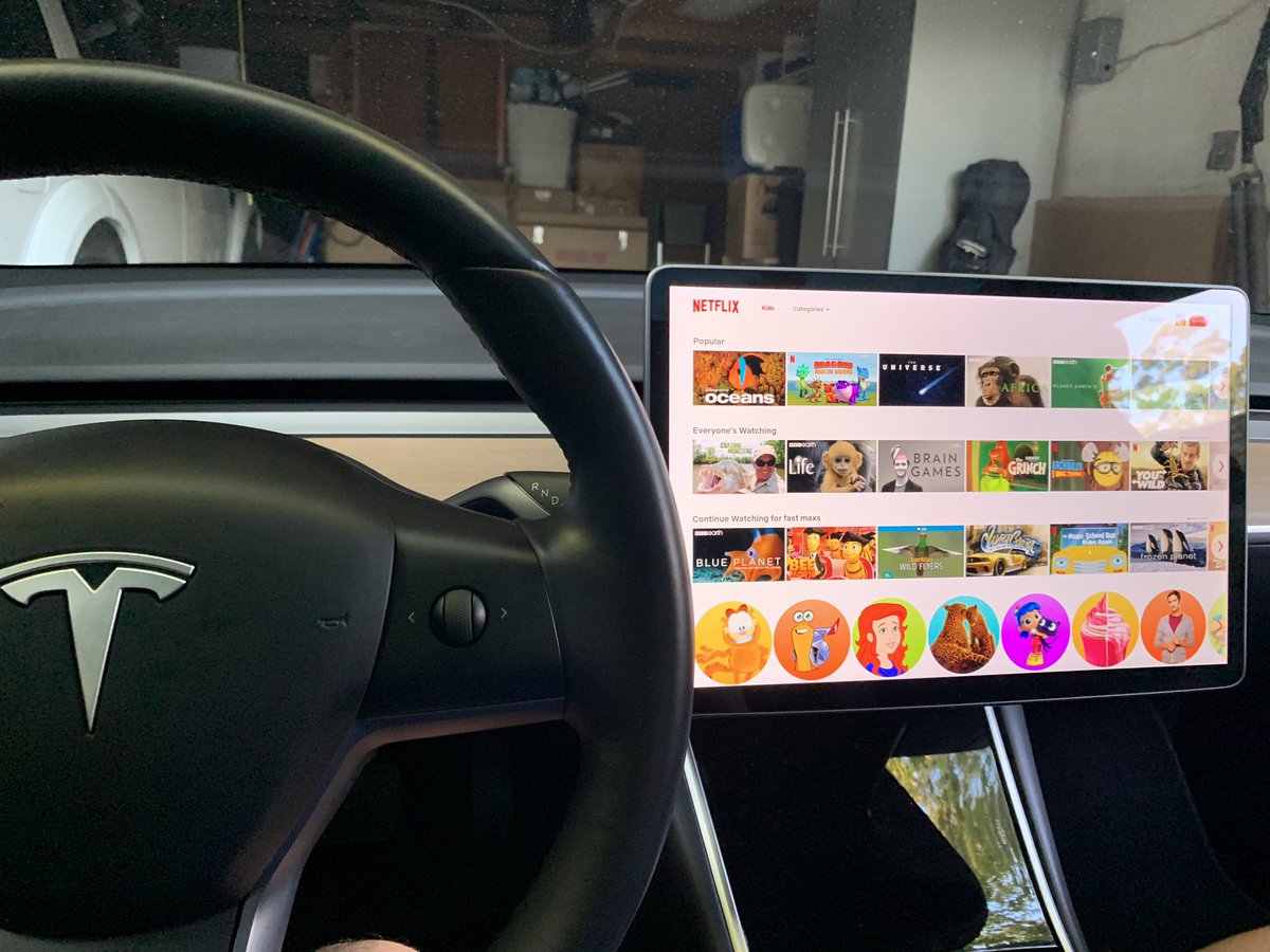 YouTube och Netflix Carplay AI-box för TESLA 